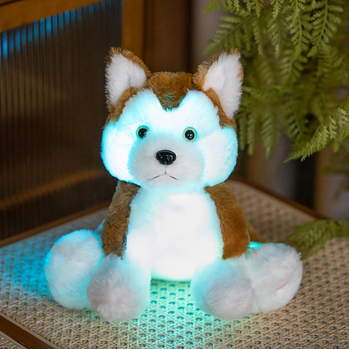 Glow-In-The-Dark Puppy Plush Toys Night Light Cuddly Dog Stuffed Animals Dolls Companion For Kids Gifts For Christmas Birthdays