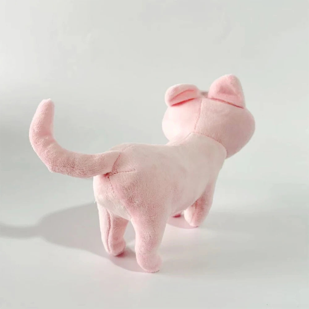 Kawaii Needy Girl Overdose Cat Nidigga Pien Plush Toys Cute A.p. Cat Dolls Cartoon Pink Sad Cat Stuffed Doll Fans Birthday Gifts