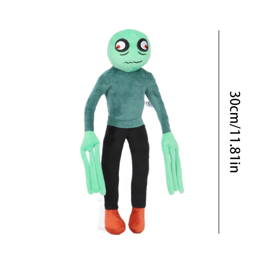 30cm/11.81in Salad Fingers Plush Toys Movie and Tv Stuffed Animals Soft Funny Plush Doll Toys for Kids Birthday Gift Room Decor