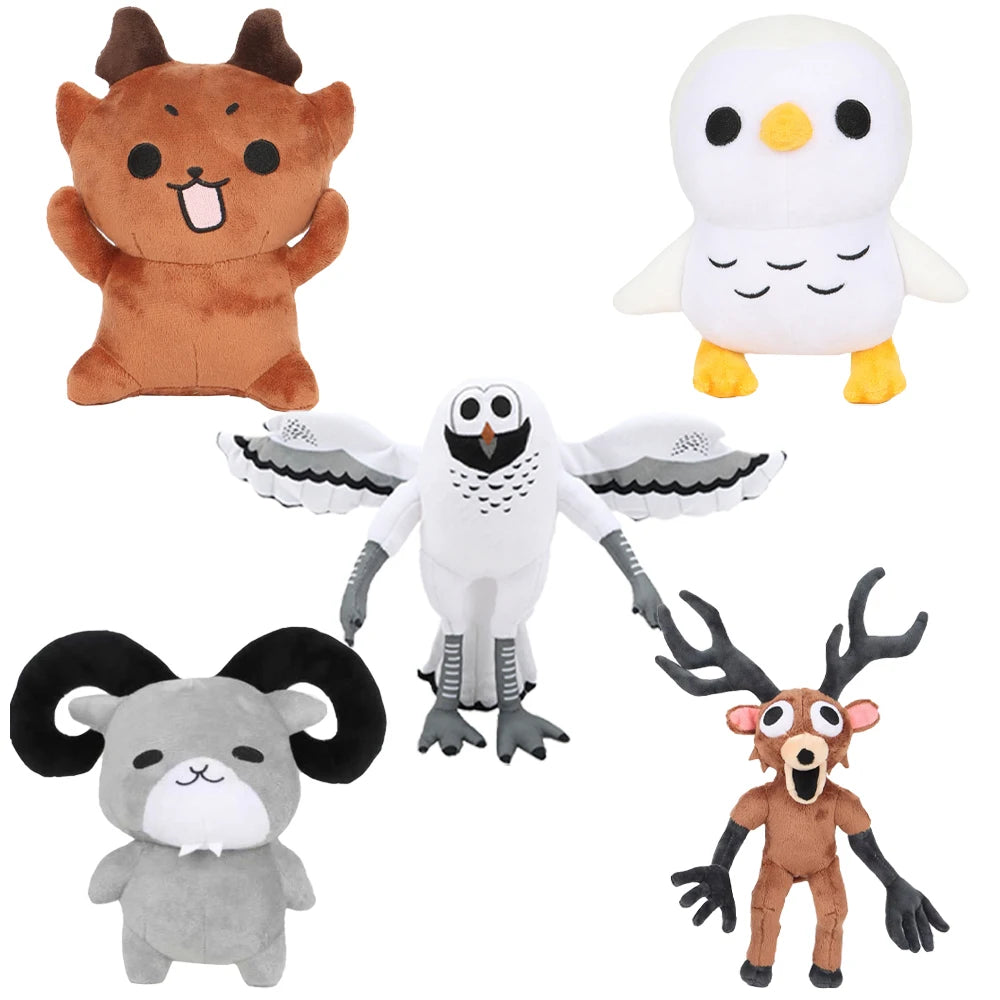 99 Nights In The Forest Deer Plush Toy Movie Stuffed Animals Eagle Owl or Goat Toy Fans Birthday Gifts Kids Toys Halloween Gifts