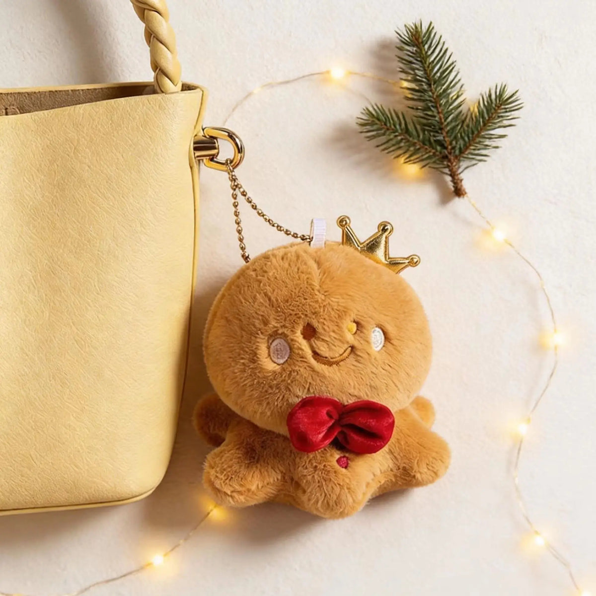 ふわふわ クリスマス キャラクター ぬいぐるみ キーホルダー
