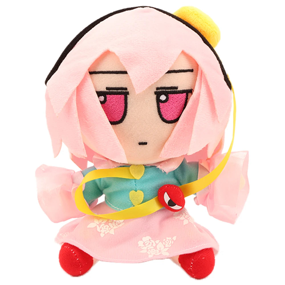ピンク髪 けだるげな目 アニメ風 ちびキャラ ぬいぐるみ