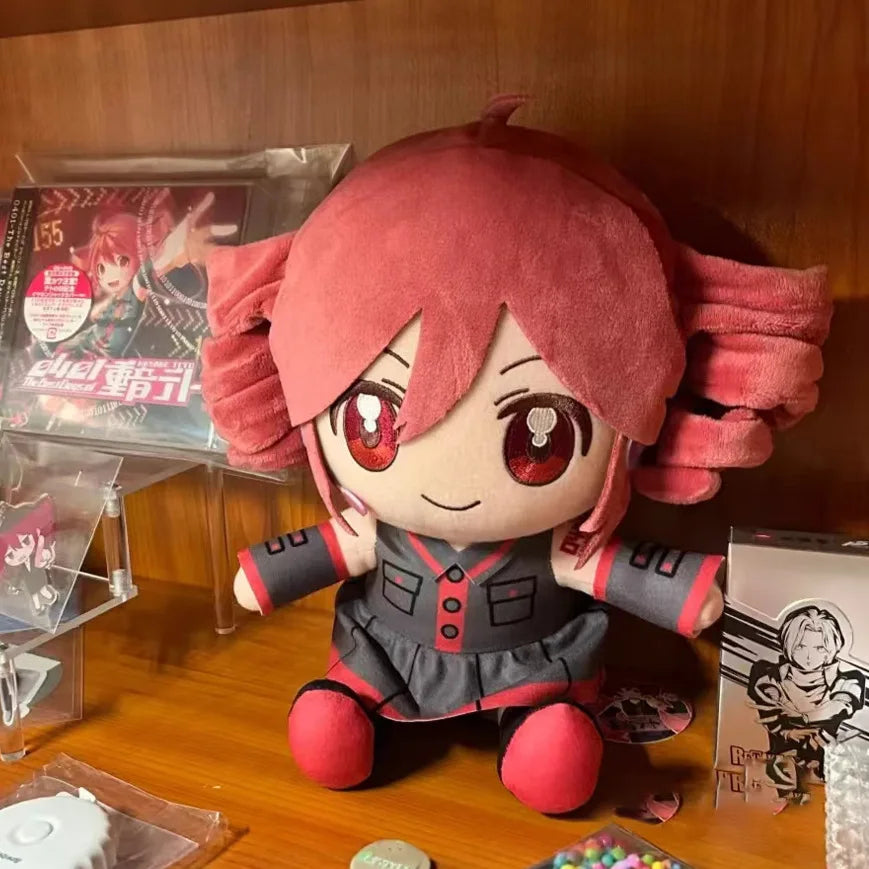 20cm Anime Peripherals Kasane Teto Cosplay Plush Toys Diva Vtuber Kawaii Stuffed Teto Toy Kids Adults Birthday Christmas Gifts
