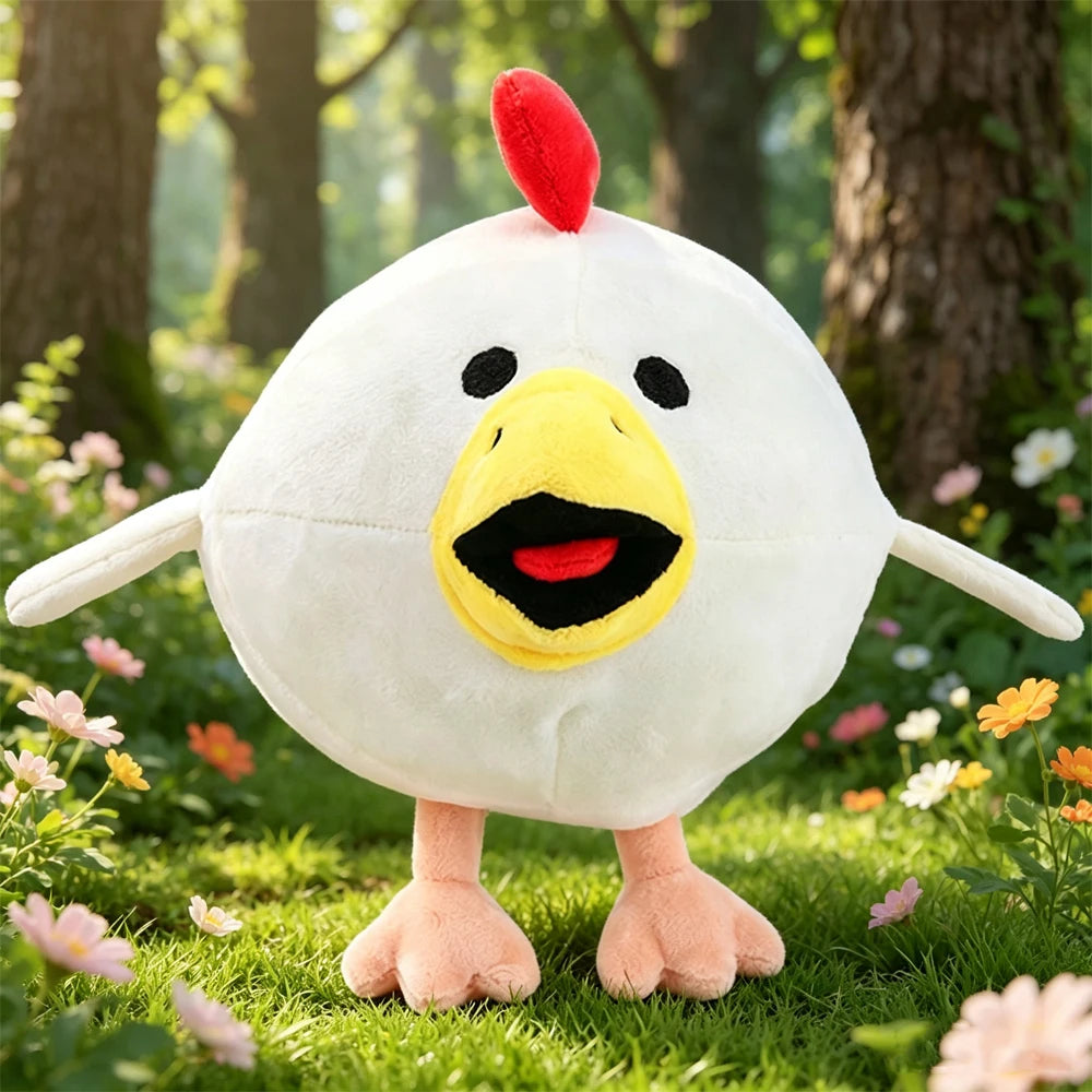 白い ふわふわ 丸々 ひよこ ぬいぐるみ