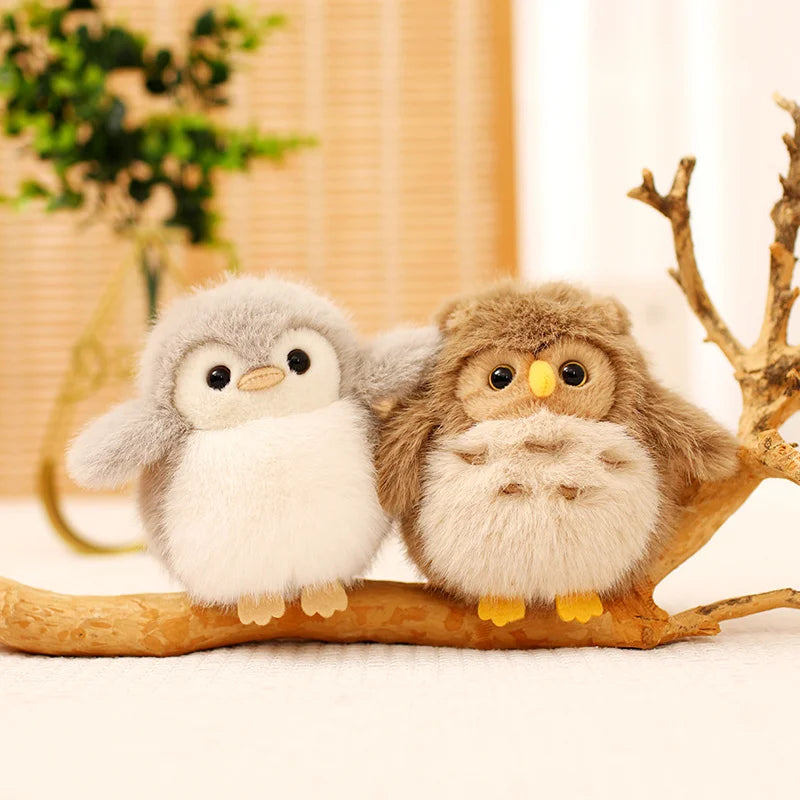 12cm Kawaii Magnetic Standing Shoulder Owl Cute Stuffed Animal Soft Penguin Plush Toy Boy or Girls Perfect Birthday Holiday Gift