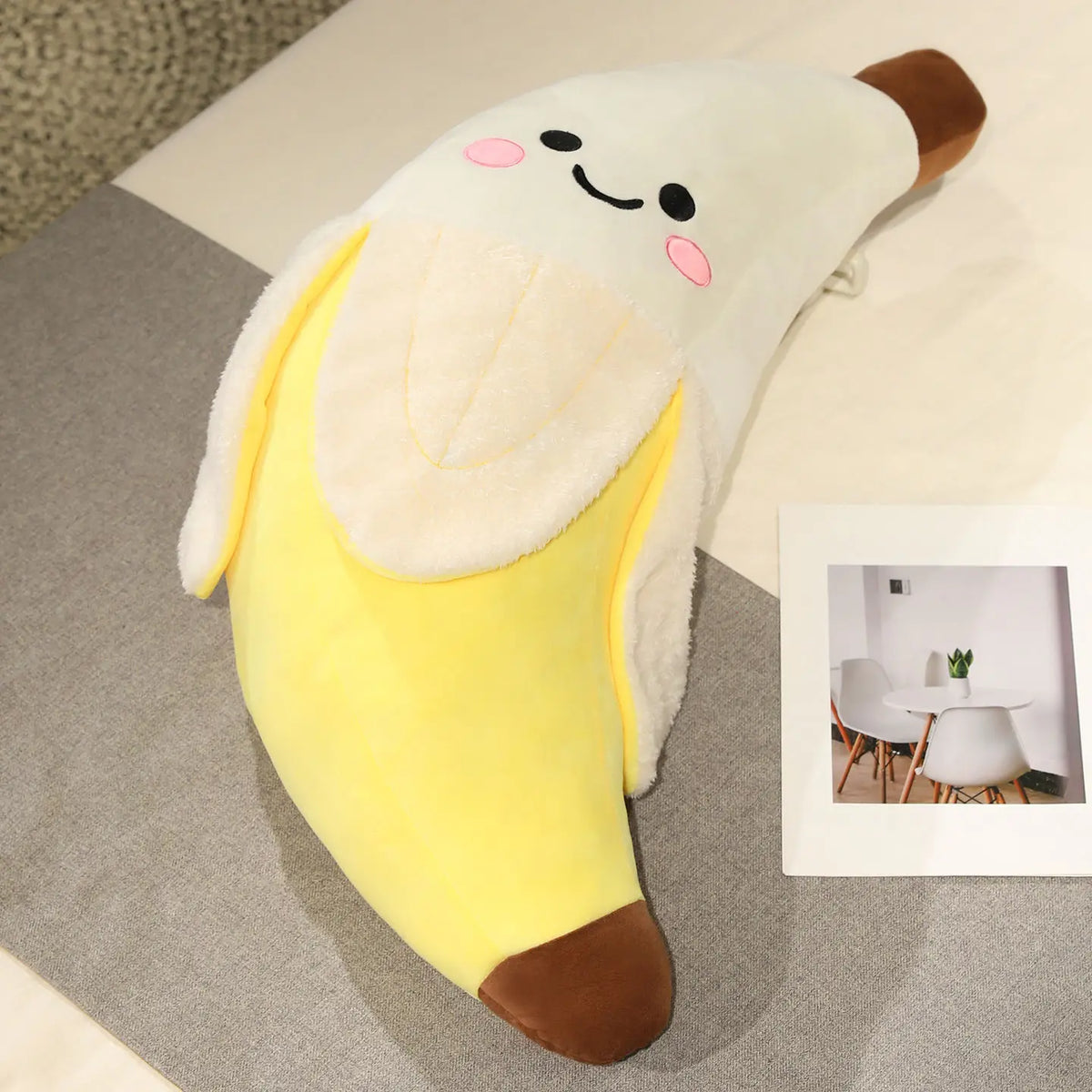 25cm Cute Peeled Banana Plush Toys Fruit Banana Plush Dolls Throw Pillow Living Room and Bedroom Decoration For Kids Girls Gifts