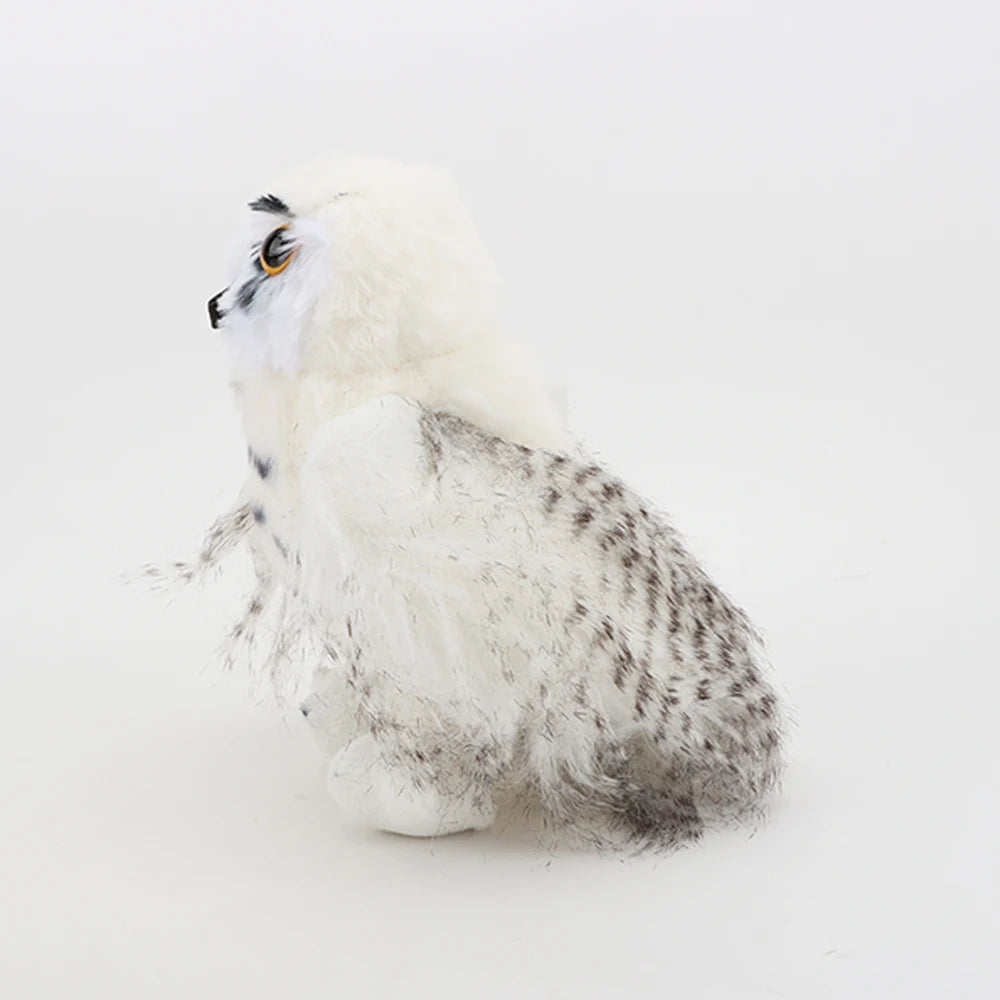 20cm Cartoon White Owl Plush Toys Soft Stuffed Animals Cute White Eagle Plushie Toys Kids Toys Home Decor Girls Birthday Gifts