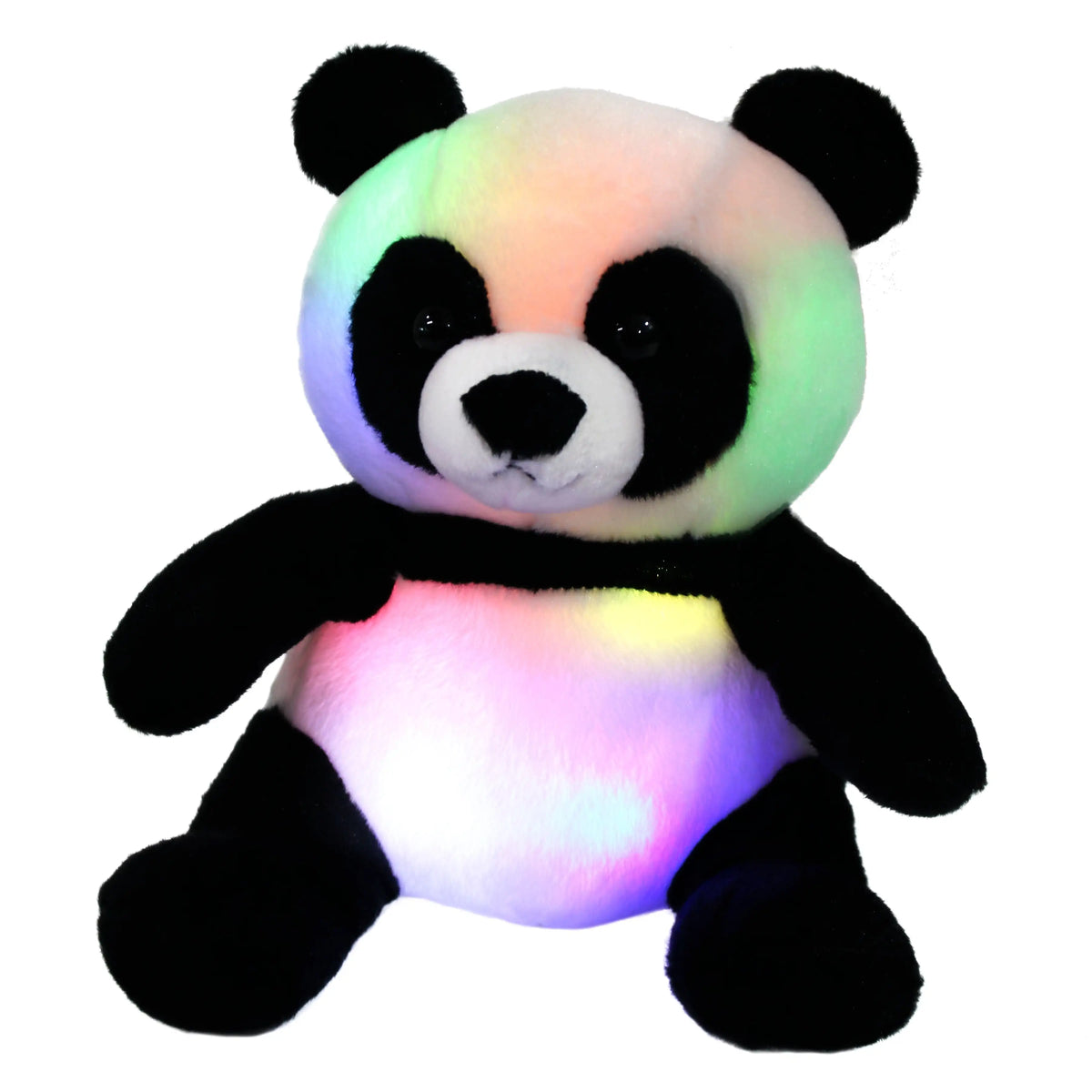 LED Panda Stuffed Animal Glow Soft Bear Plush Toys Light up in Dark Family Companion with Night Lights  Gift for Kids Christmas