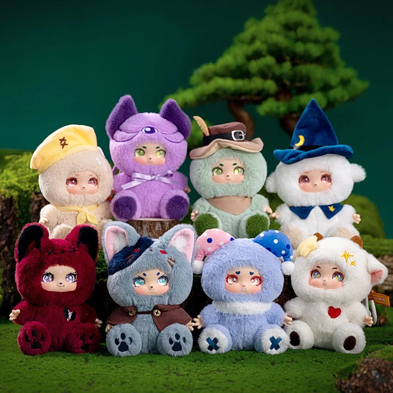 幻想的な夢見る瞳のふわふわキャラクターぬいぐるみ