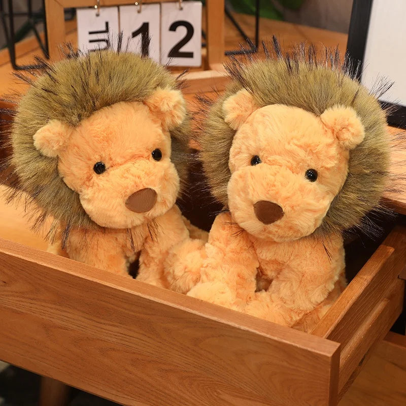 23cm Super Soft Cute Lion Plush Toys Movie Stuffed Animals Cartoon Lion Dolls Toys for Kids Room Decor Girls Boys Birthday Gifts
