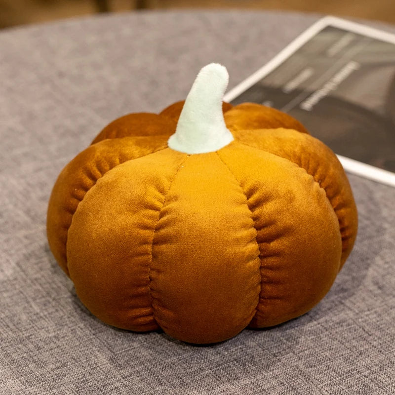 16cm Kawaii Halloween Pumpkin Plush Toy Plushie Soft Plant Stuffed Doll Holidays Props Decorative Throw Pillow Surprise Gifts