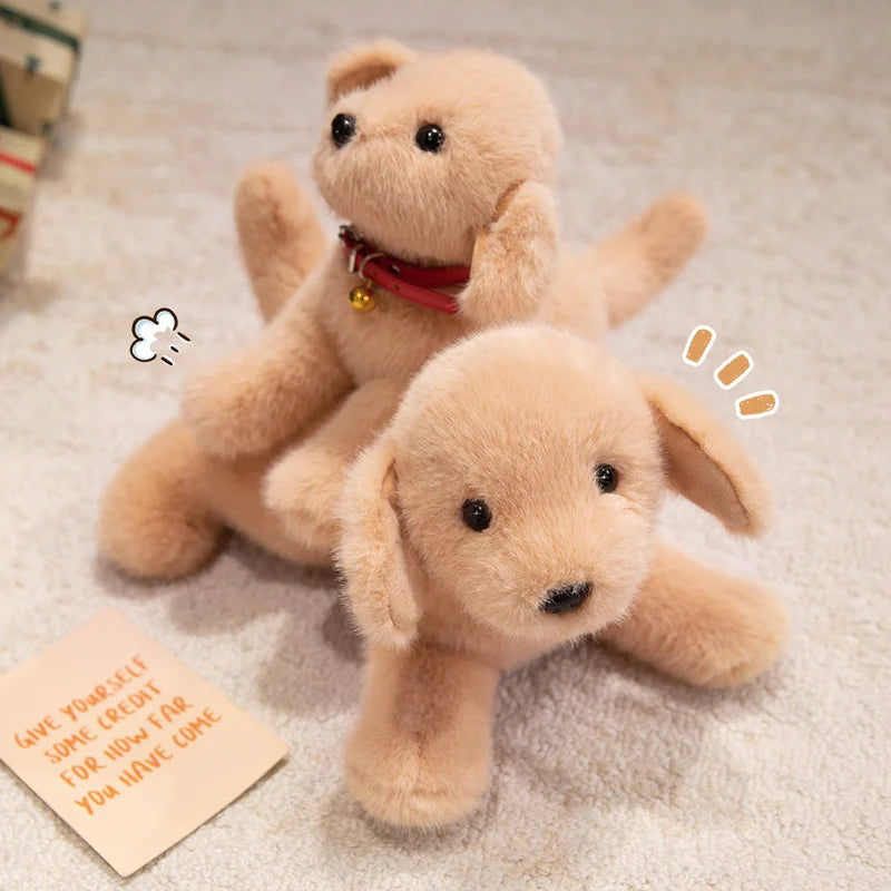 かわいい ふわふわ ベージュ ラブラドールの子犬 ぬいぐるみ