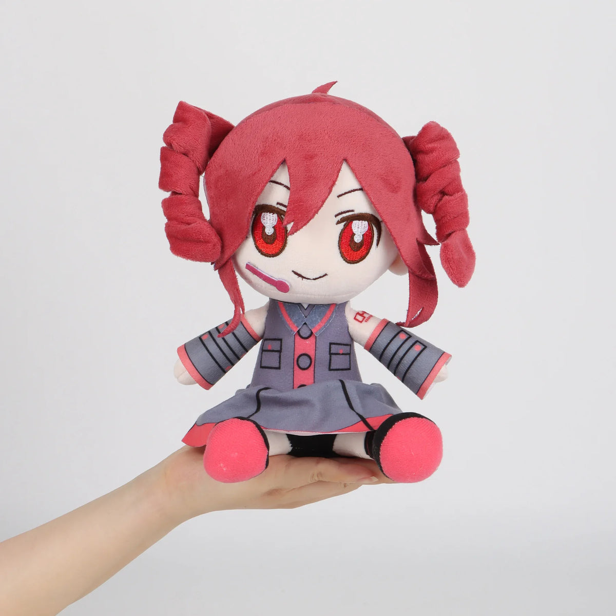 20cm Anime Peripherals Kasane Teto Cosplay Plush Toys Diva Vtuber Kawaii Stuffed Teto Toy Kids Adults Birthday Christmas Gifts