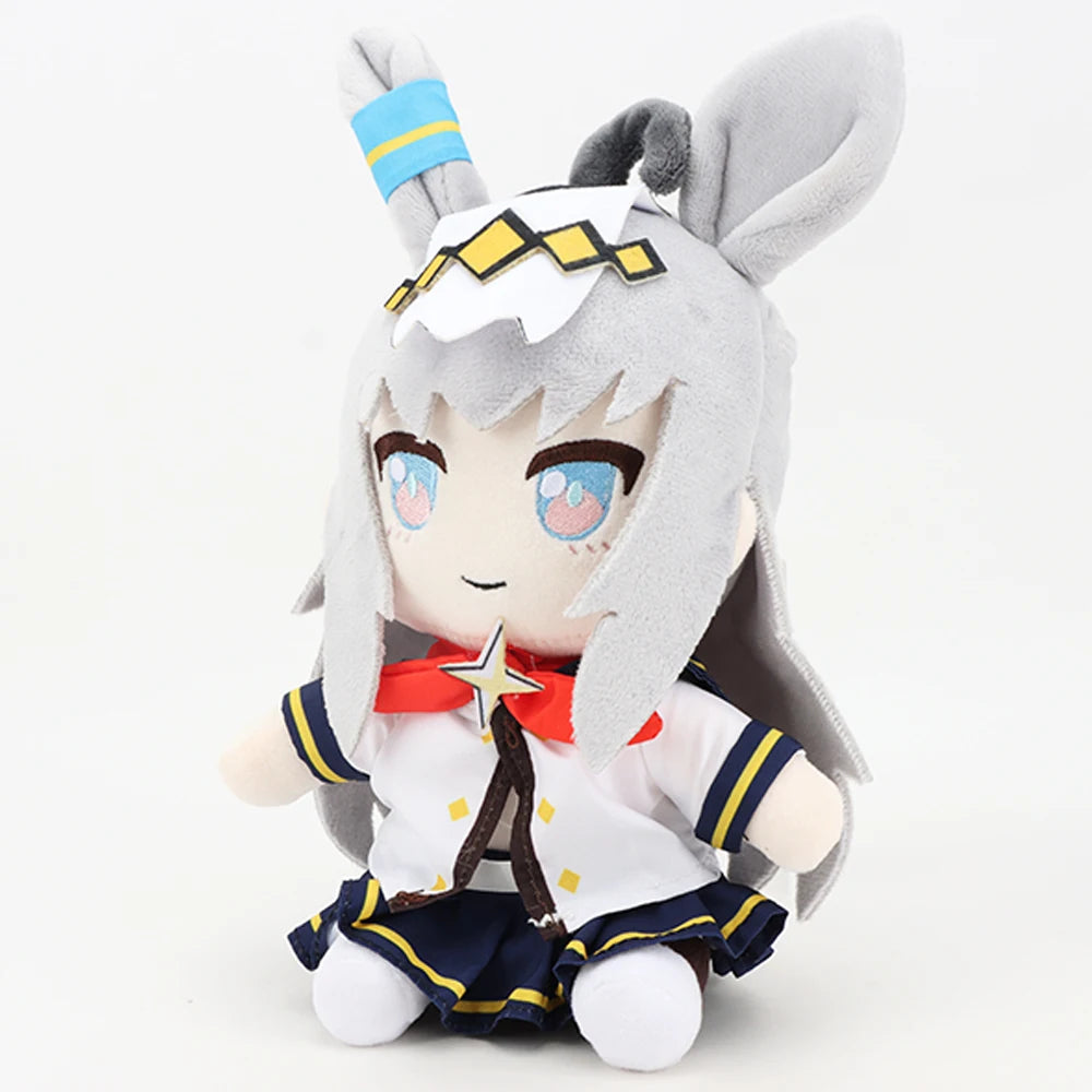 25cm New Uma Musume Pretty Derby Plush Toys Movie Stuffed Animals Cute Cartoon Soft Oguri Cap Dolls Periphery for Fans Gifts