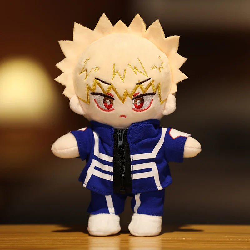 Japanese Anime My Hero Academia Plush Toys Cartoon Stuffed Midoriya Izuku Bakugou Katsuki Todoroki Shoto Dolls Kids Gifts Birth