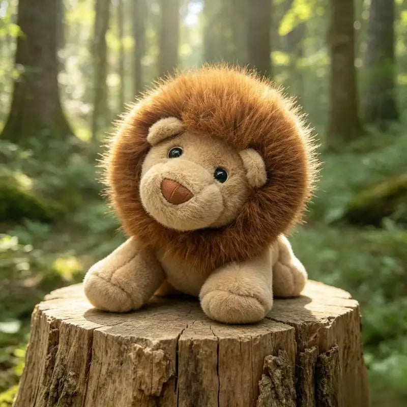 30CM Forest Animals Plush Toy Dog Cat Lion Elephant Stuffed Doll Room Decorative Toys Adorably Birthday Gifts