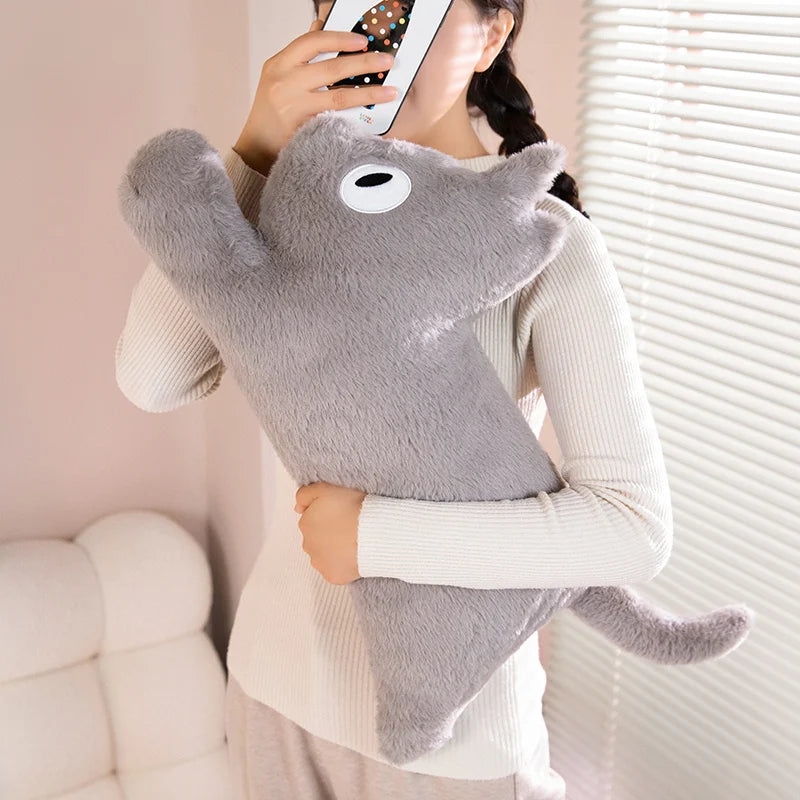 Kawaii Cat Cushion Plush Throw Pillows Office Car Neck Rest Cushion Cute Decorative Pillow Sofa Cushion Birthday Gifts