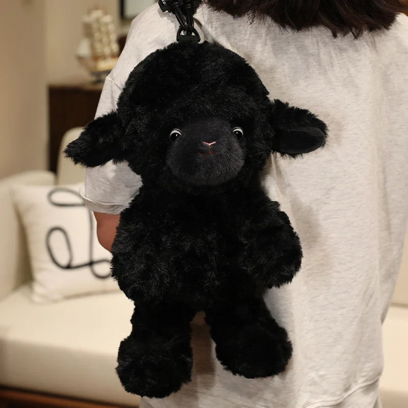 40CM Plush Sheep Animal Backpack Stuffed Toy Cute Soft Lamb Shoulder Bag Plushie For Kids Girls Birthday Gift