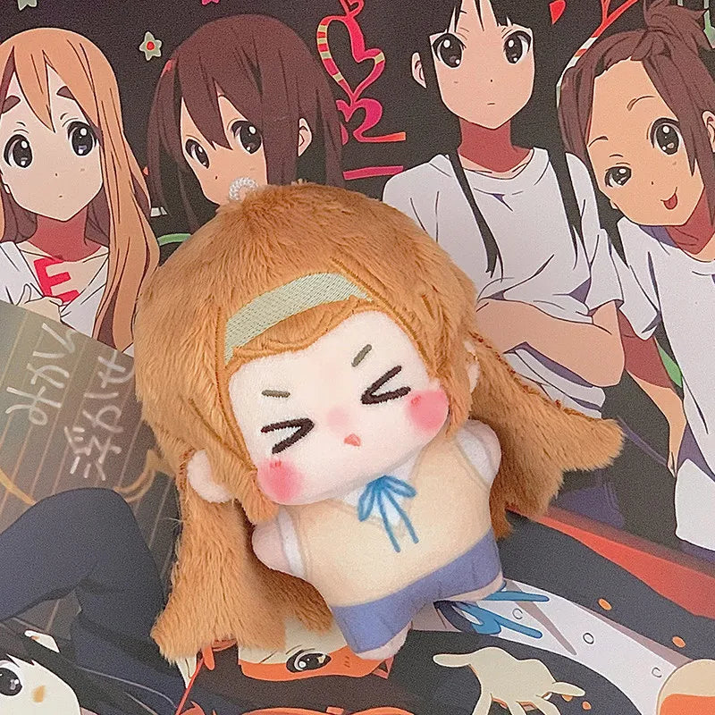 10cm K-on! Cotton Plush Toys Hirasawa Yui Japanese Anime Tainaka Ritsu Cotton Doll Kawaii Toys Valentine Birthday Gift for Girls
