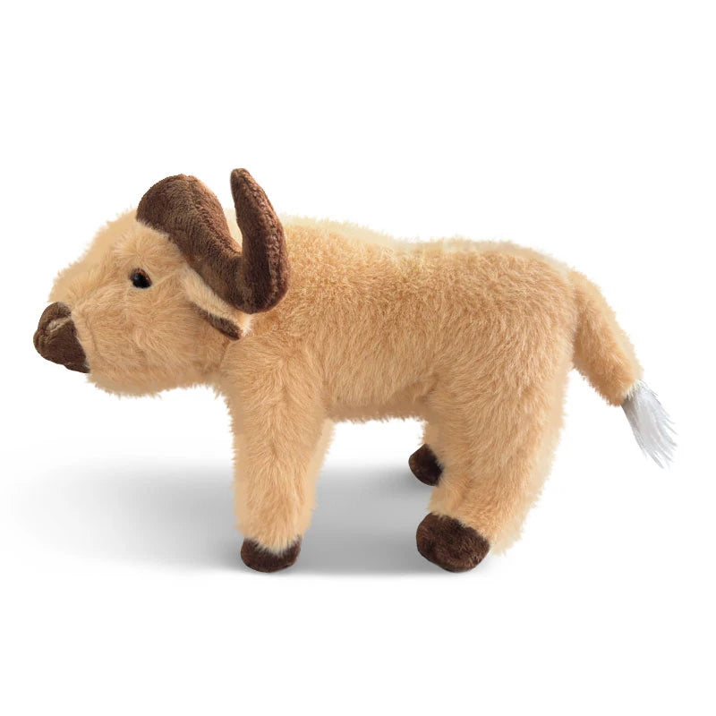 25cm Simulation Highland Cow Plush Toys Soft Stuffed Cattle or Buffalo Plush Toy Kawaii Kids Baby Birthday Gifts Home Room Decor