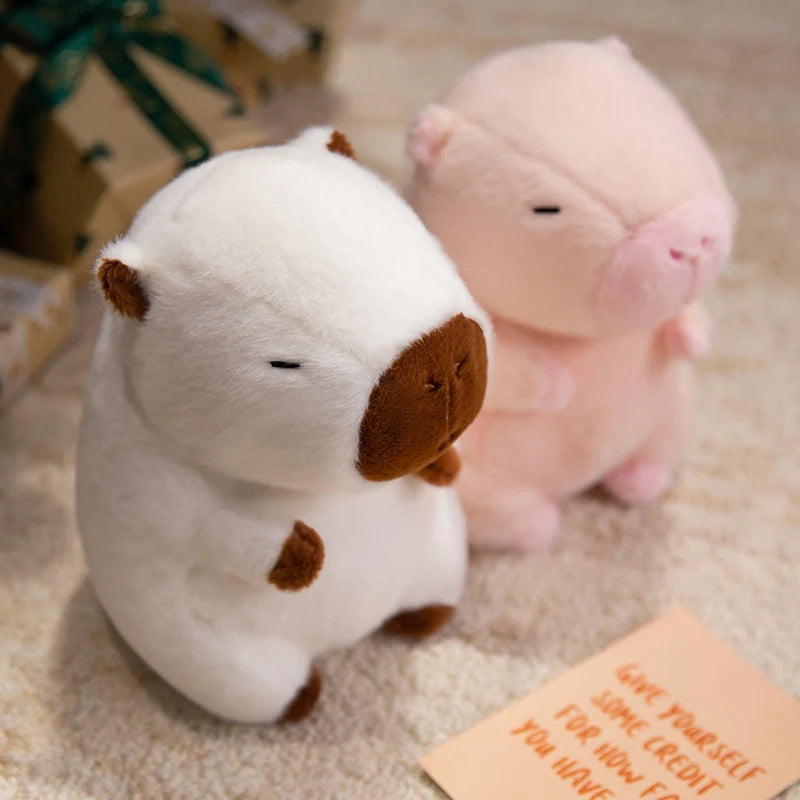 光る モチモチ 寝顔 癒やし動物 ぬいぐるみ