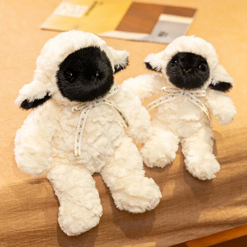 21cm Kawaii Sheep Plush Toy Cartoon Fluffy Soft Mianmian Sheep Animals Stuffed Doll Sleeping Pillow Accompany Toys Birthday Gift