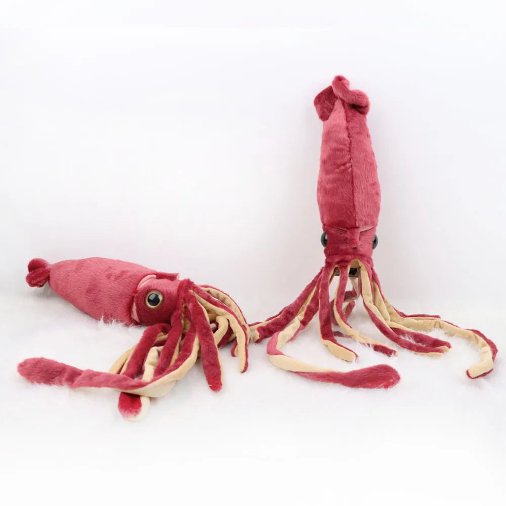 75cm Simulation Cuttlefish Plush Toys Giant Squid Stuffed Toys Cute Sea Animal Plush Dolls For Kids Christmas Gifts