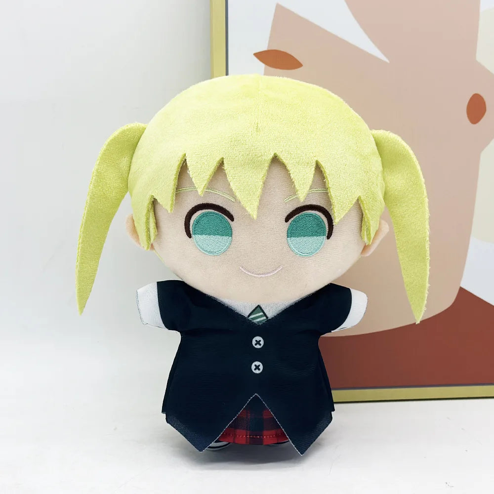 ソウルイーター マカ・アルバーン 黄緑ツインテール 制服ちびぬいぐるみ