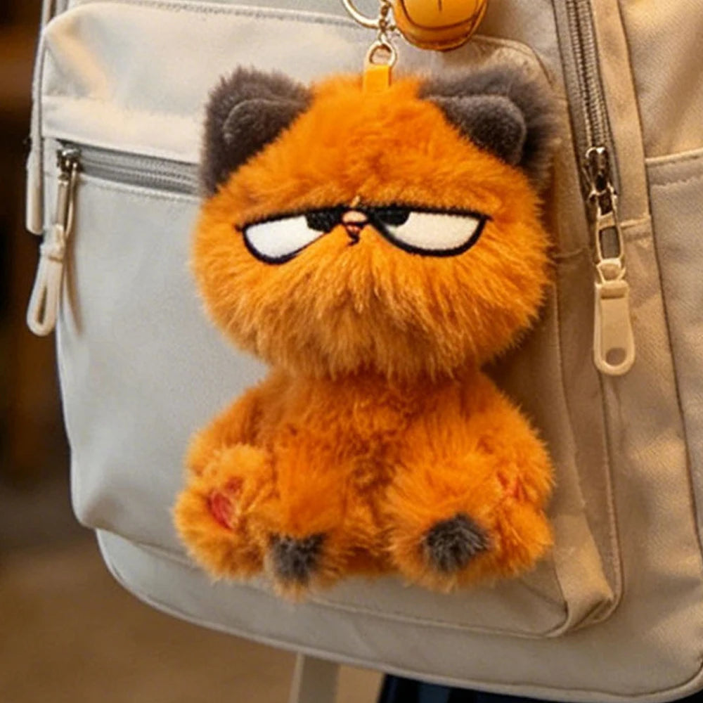 New Orange Cat Plush Toy Soft Cool Kitten Pendant Stuffed Animal Dolls Creative Home Decor Toy for Boys Girls Birthday Xmas Gift