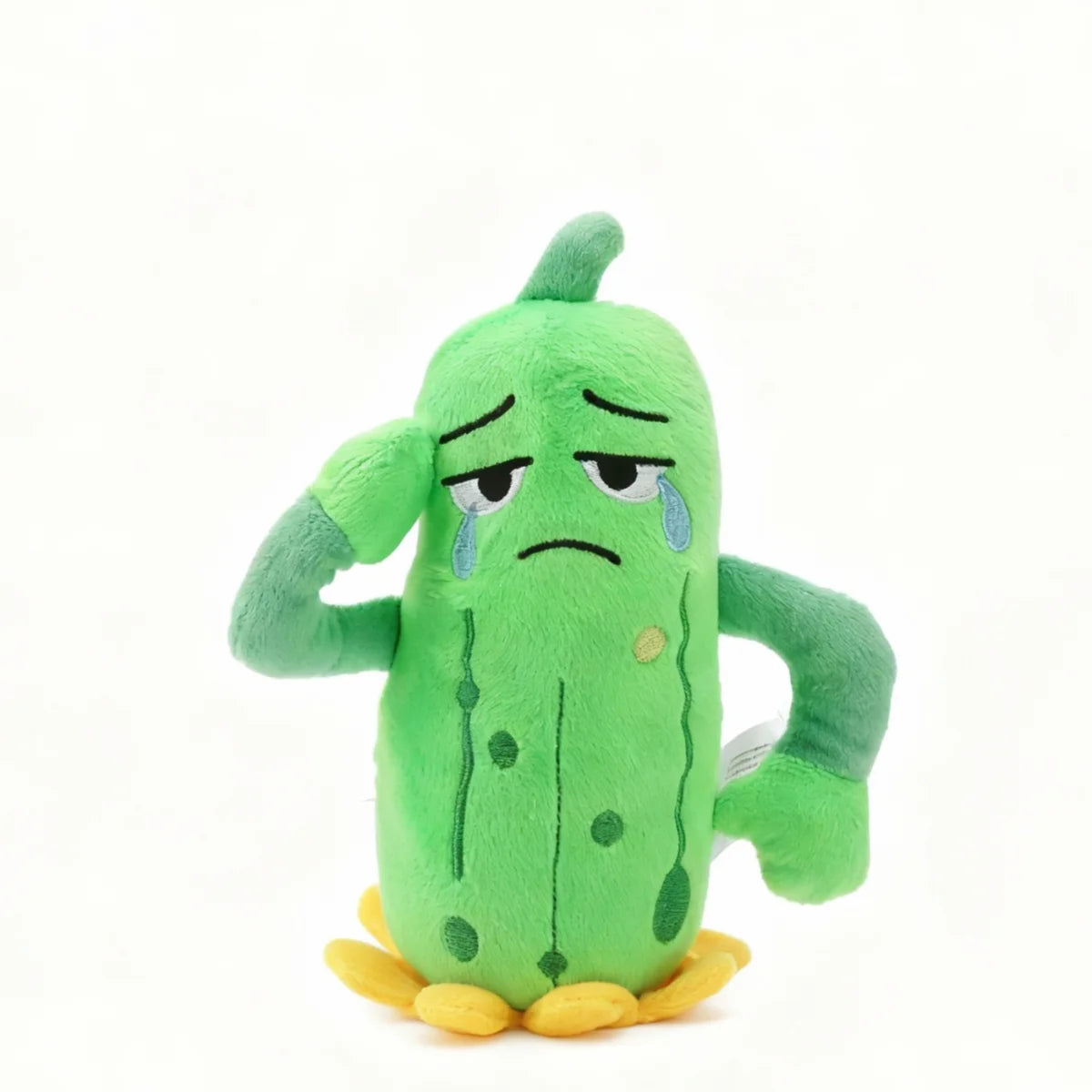 様々な 表情の かわいい きゅうり ぬいぐるみ