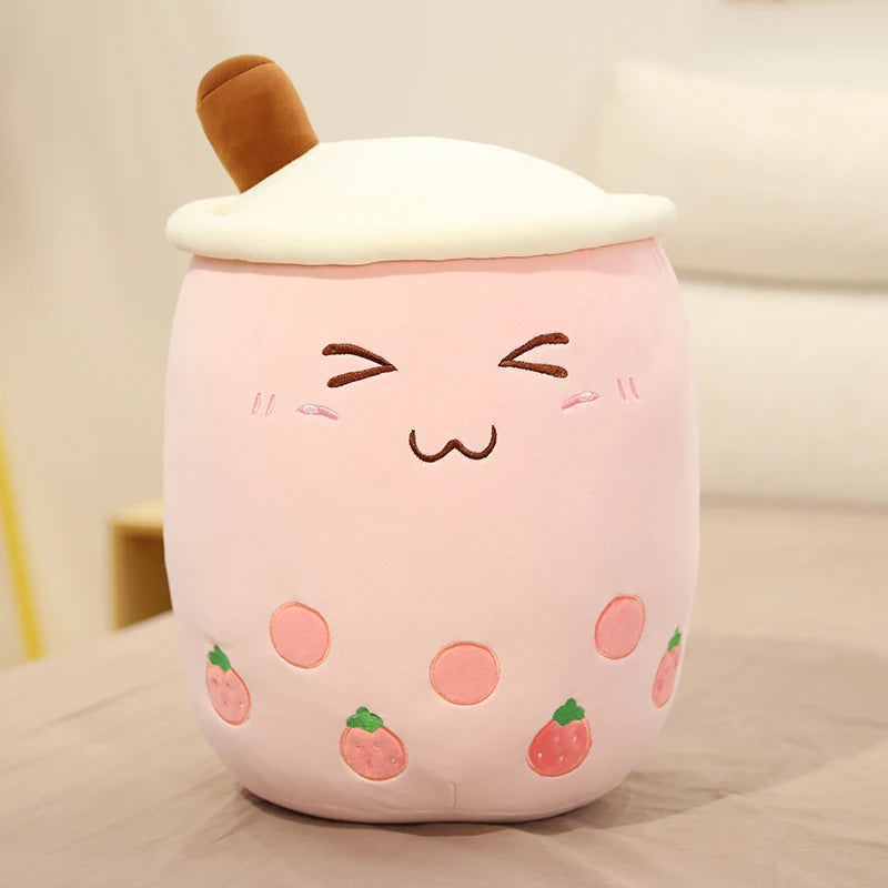 タピオカミルクティー ふわふわ 抱き枕 ぬいぐるみ