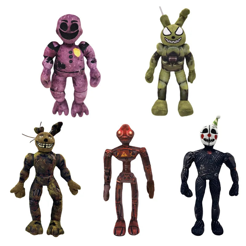 FNAF ホラーゲーム 人気キャラクター ぬいぐるみ 5体セット