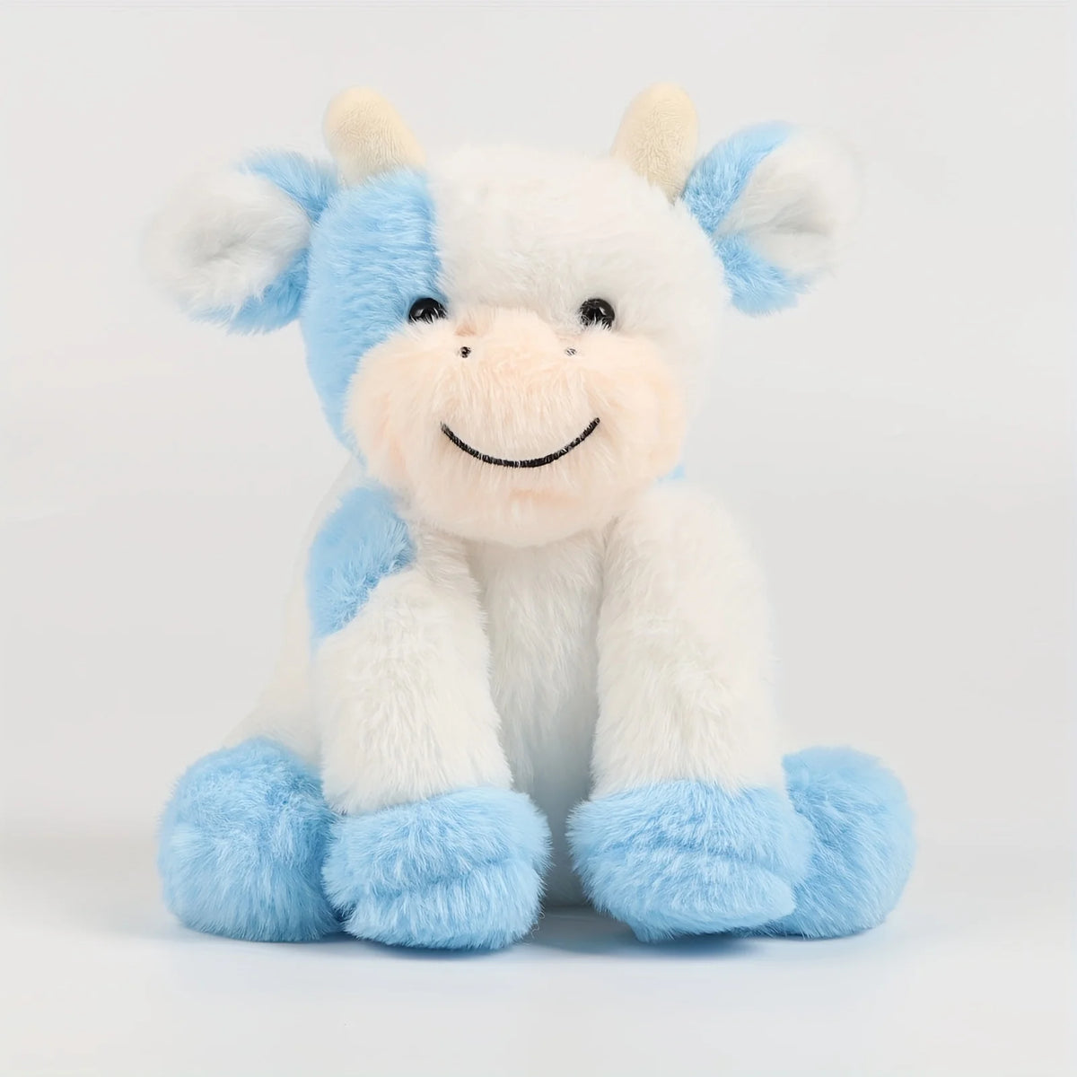 7.87in Cuddly Cow Plush Toy Soft Snuggly Stuffed Animal for Children Cute Silly Cow Doll Kawaii Cattle Plush Kids Birthday Gifts