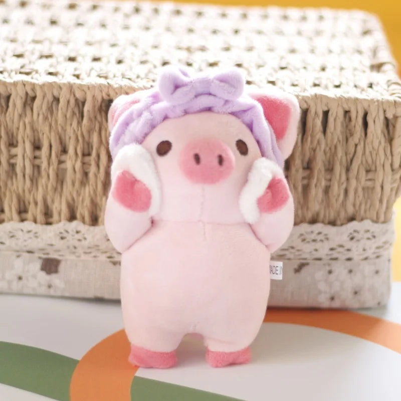 Cute Cartoon Face Wash Pig Plush Toys Soft Plush Doll Toy Car Bag Pendant Key Chain Stuffed Animals Toy Kids Girl Boy Gifts