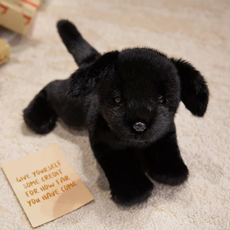 かわいい ふわふわ ベージュ ラブラドールの子犬 ぬいぐるみ
