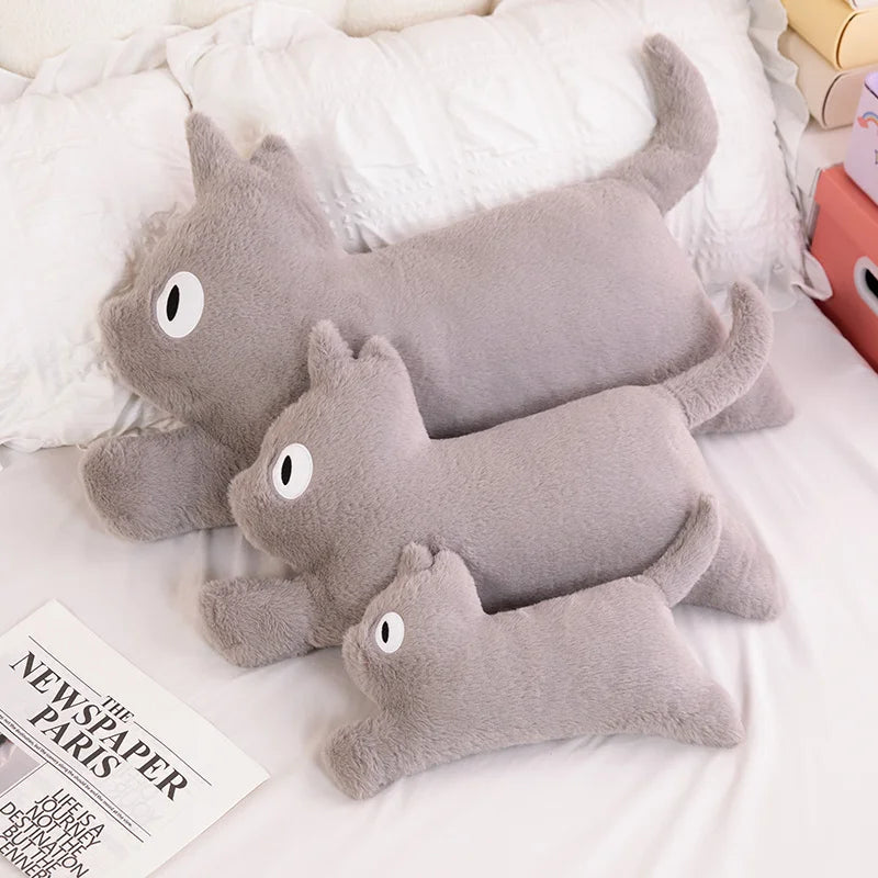 Kawaii Cat Cushion Plush Throw Pillows Office Car Neck Rest Cushion Cute Decorative Pillow Sofa Cushion Birthday Gifts