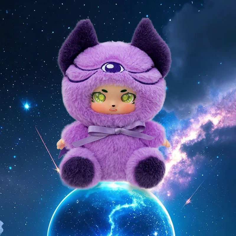 幻想的な夢見る瞳のふわふわキャラクターぬいぐるみ