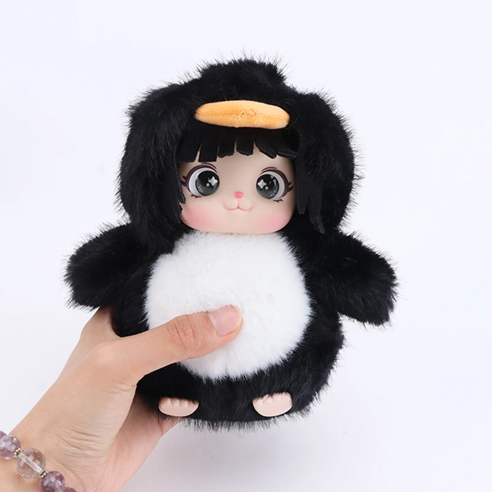 読書する 可愛い ペンギン着ぐるみ ドール ぬいぐるみ