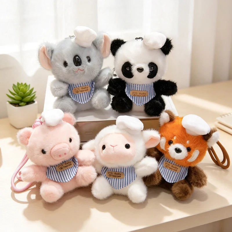 かわいい 動物 ぬいぐるみ キーホルダー バッグチャーム