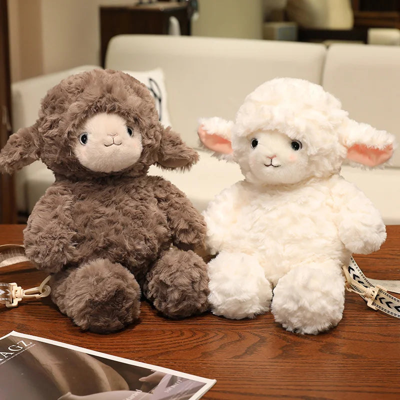 40CM Plush Sheep Animal Backpack Stuffed Toy Cute Soft Lamb Shoulder Bag Plushie For Kids Girls Birthday Gift