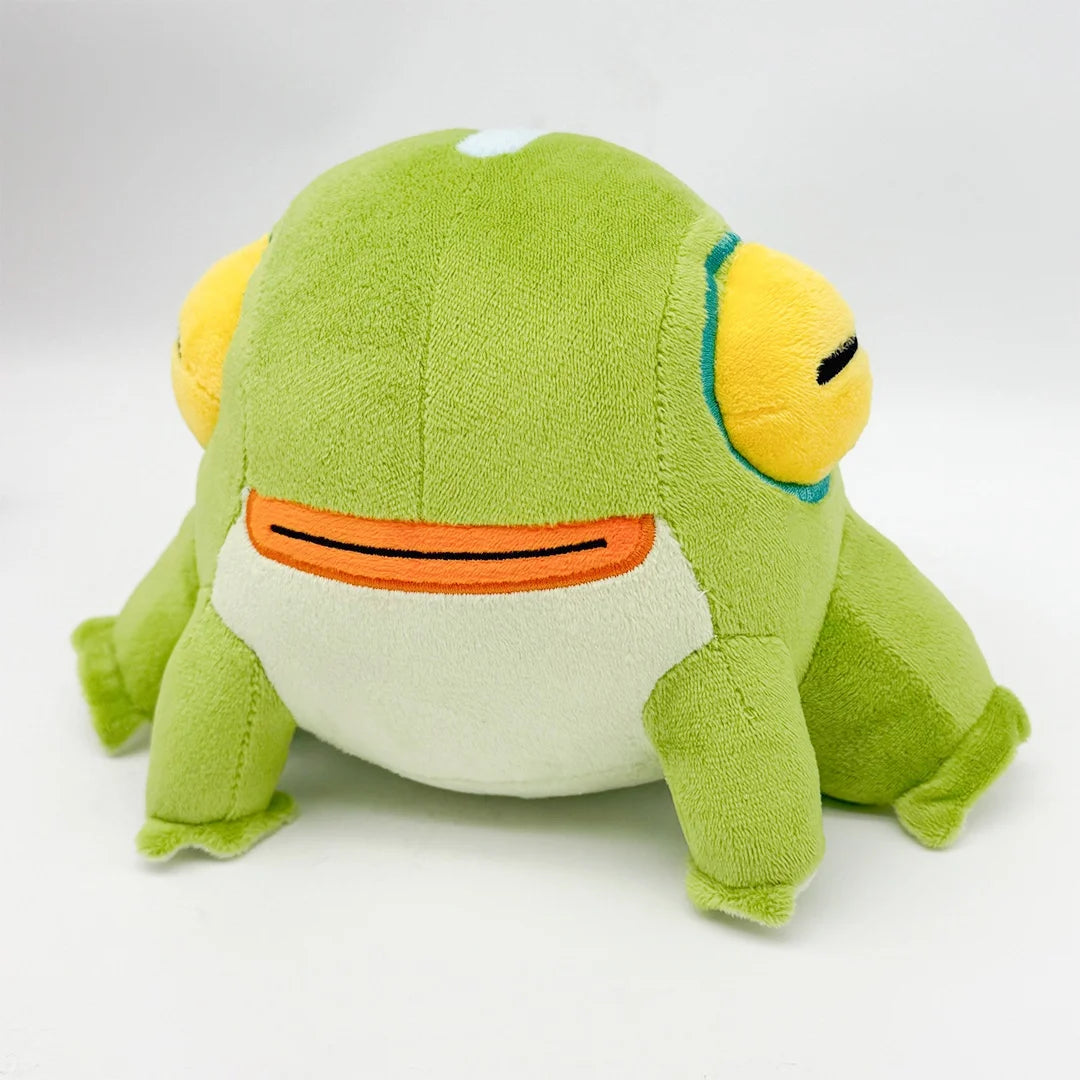 もちもち 緑 の 寝顔 カエル ぬいぐるみ