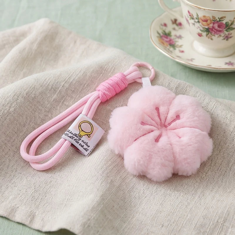 ふわふわ桜ぬいぐるみキーホルダー