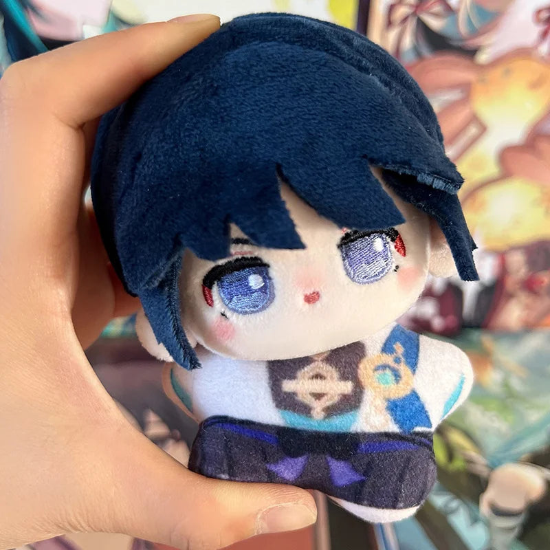 10cm Genshin Impact Plush Pendant Doll Toy Zhong Li, Furina Scattered Soldier, Xiao Soft Starfish Body Plush Fans Birthday Gifts