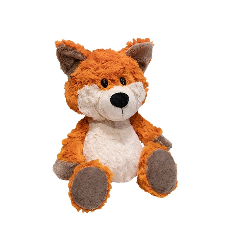 30cm Cute Fluffy Fox Plush Toys Soft Cartoon Orange Fox Soft Stuffed Animals Doll Kids Birthday Gift Accompany the Sleeping Doll