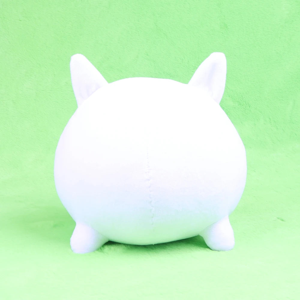 「にゃんこ大戦争」白いネコのふわふわぬいぐるみ