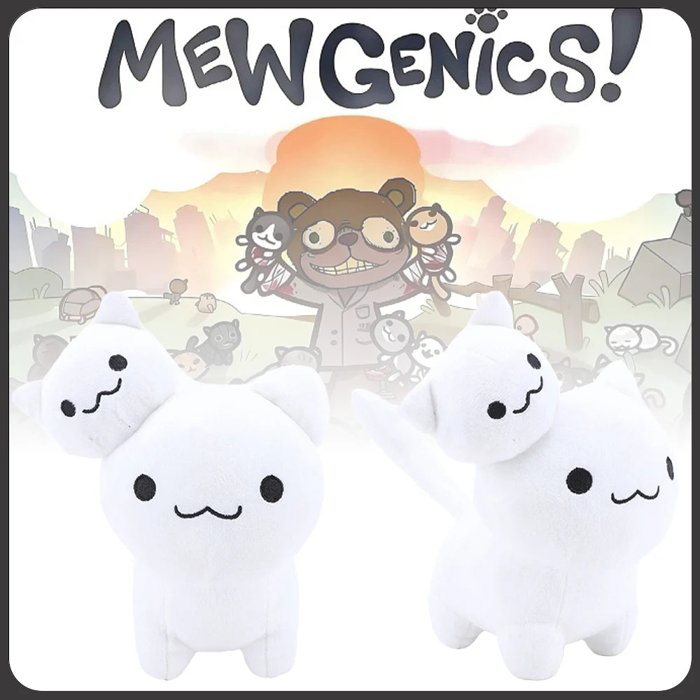 Mewgenics! 白い二頭猫 ぬいぐるみ