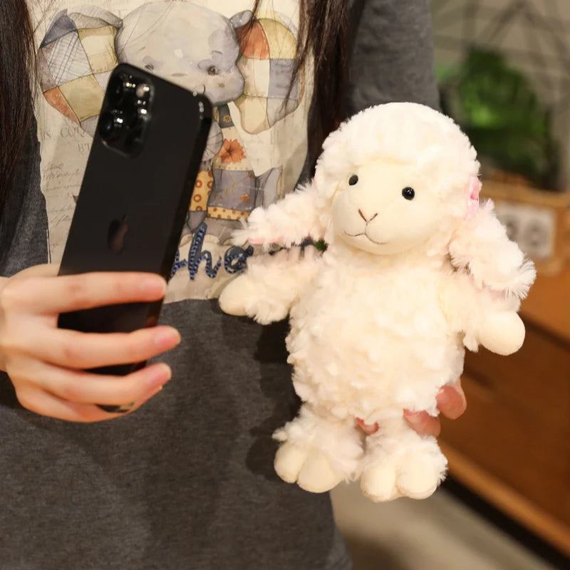 16/22/30cm Cute Soft Sheep Plush Toys Soft Lamb Plush Dolls Stuffed Sheep Plushie Baby Toys Birthday Gifts for Kids Home Decor