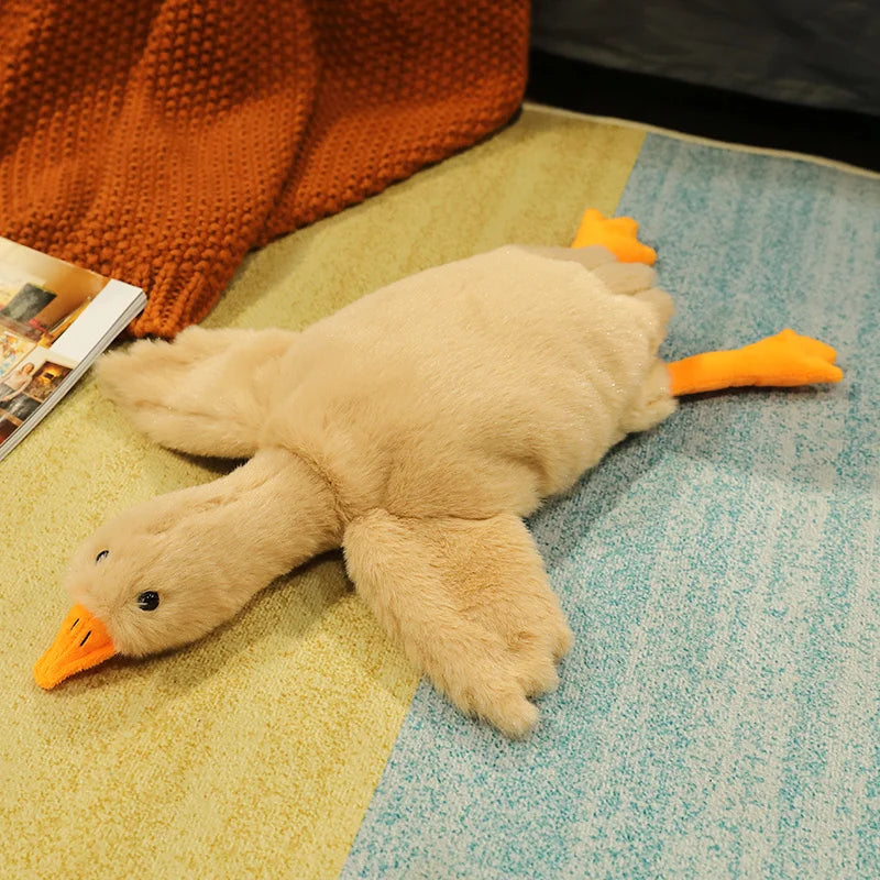 ふわふわ特大ガチョウ抱き枕