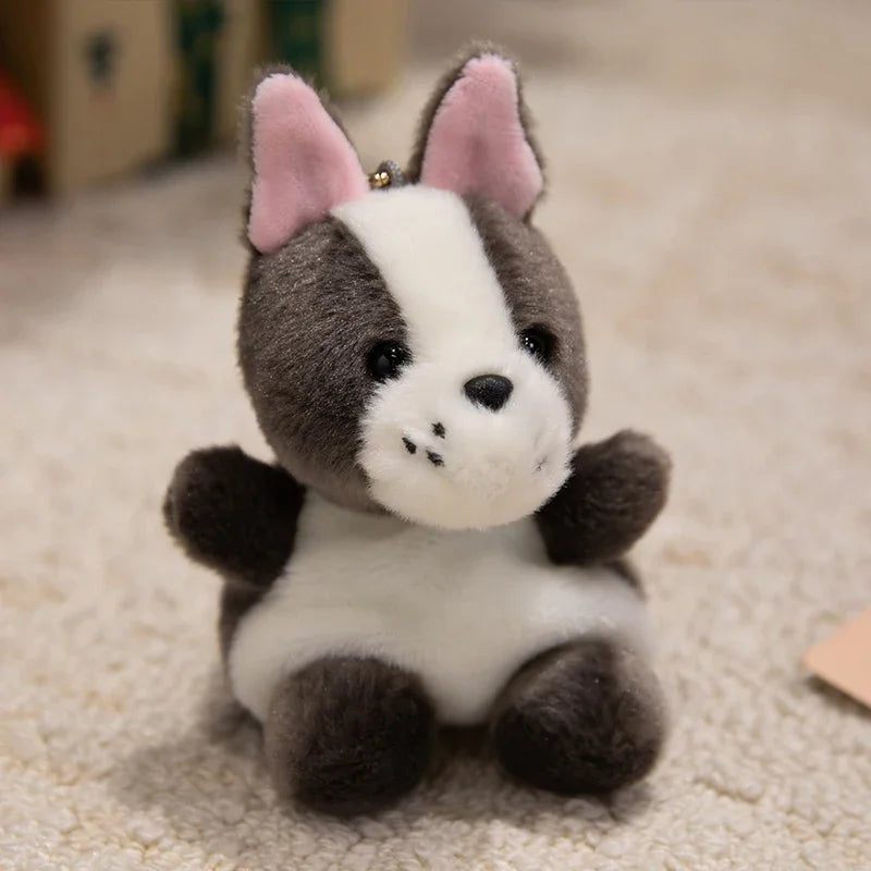 かわいい動物ふわふわマスコットキーホルダー