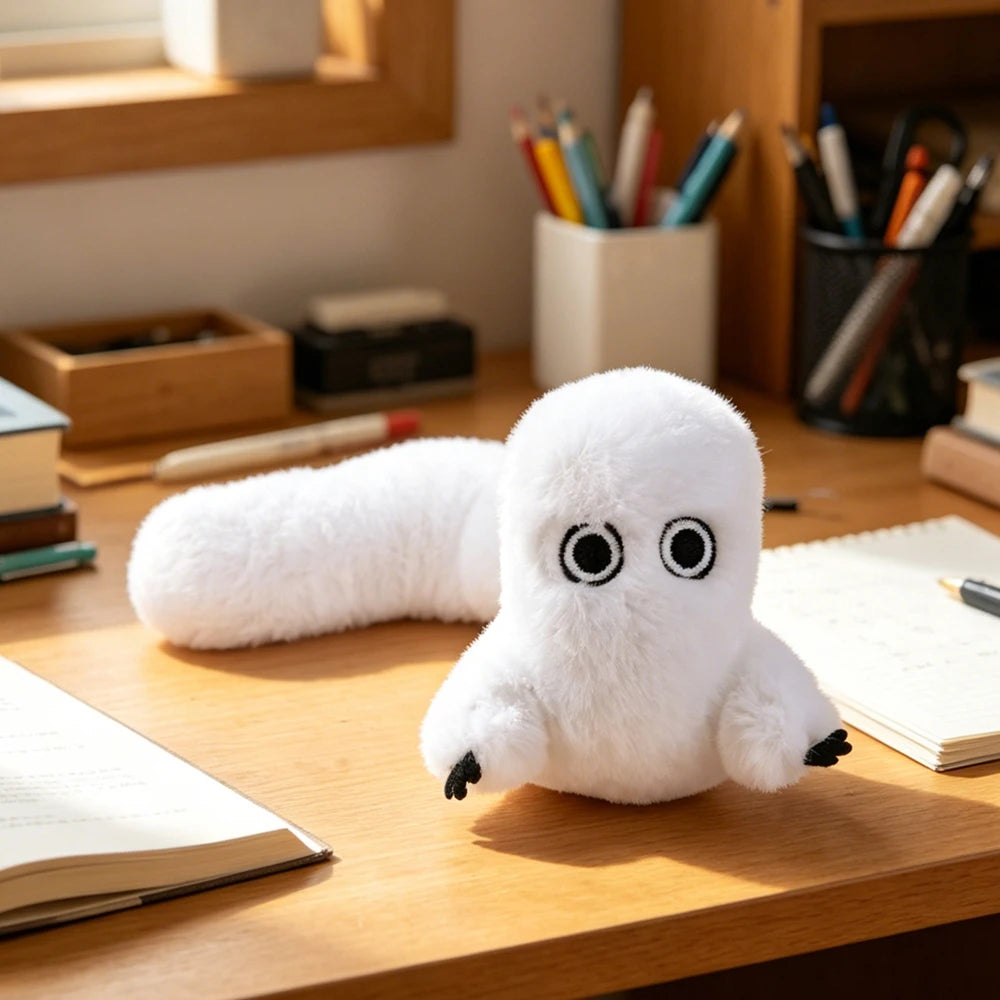 Witch Hat Atelier Fudeworm Plush Toys Fluffy Shapeable Cute Stuffed Toys Anime Brush Buddy Dolls Fans Birthday Gifts Home Decor